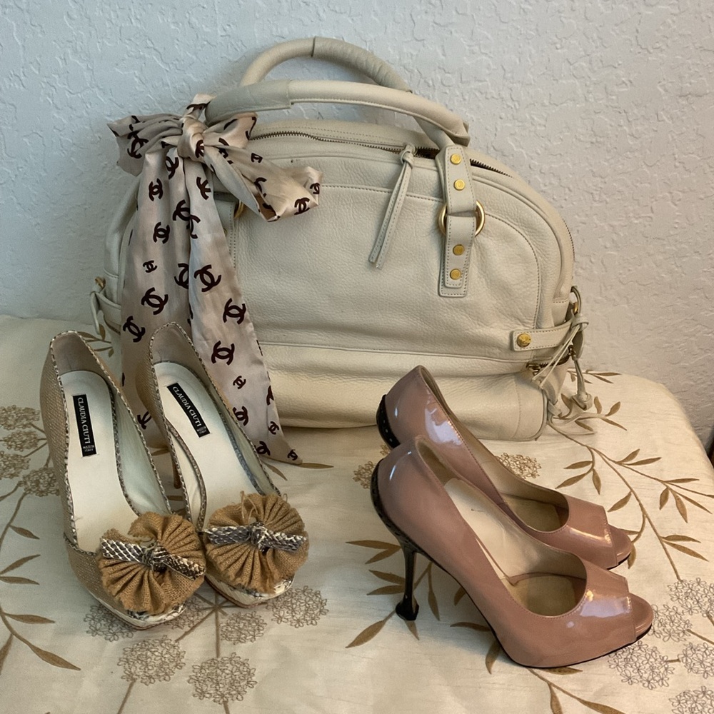 Chiocciola stunning and unique designer leather extra-large handbag